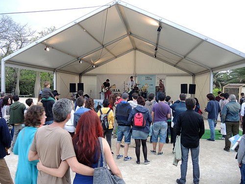 Concierto celebrado en la Feria