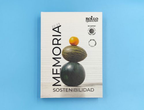 Impresión la memoria de sostenibilidad de Bollo Natural Fruit